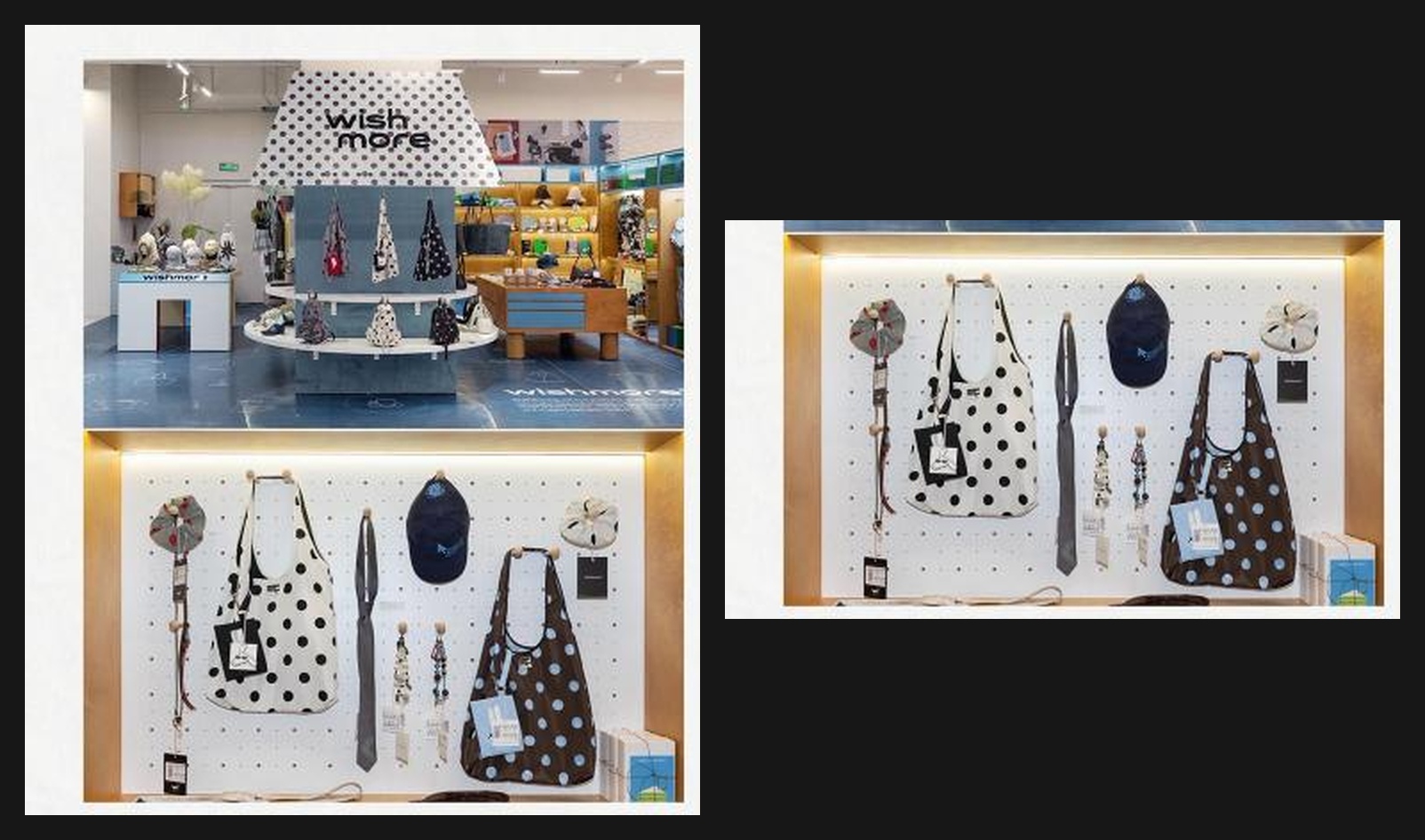 WISHMORE 线下门店和产品陈列完整画面