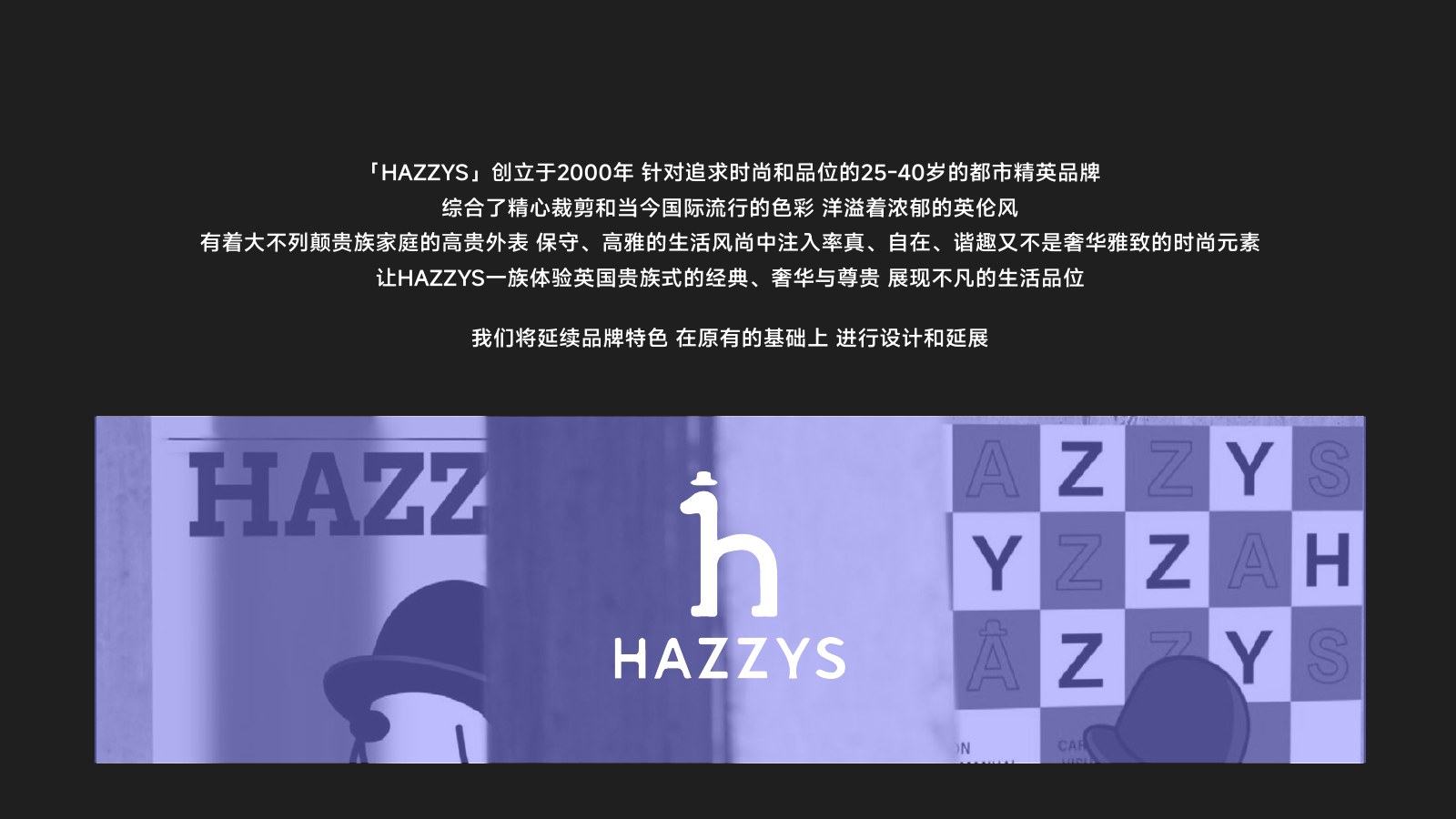 HAZZYS 项目品牌定义完整页面