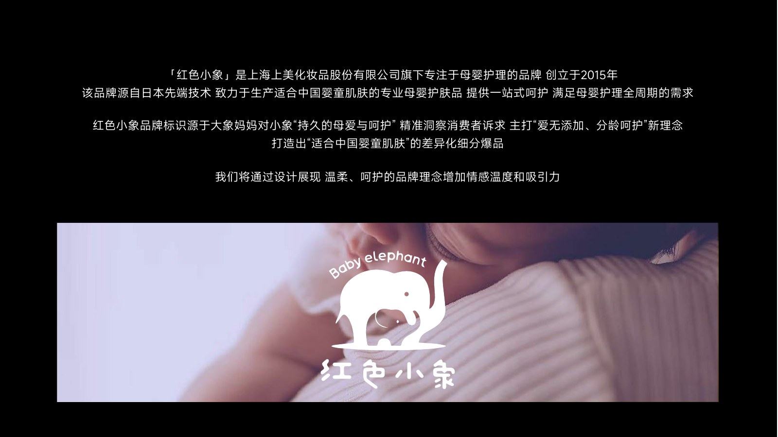红色小象项目品牌定义完整页面